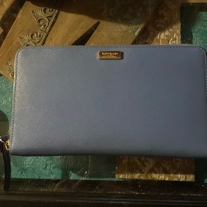 Kate Spade blue large wallet